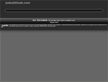 Tablet Screenshot of judoattitude.com